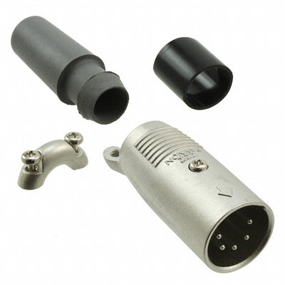 XLR512C by ITT Cannon, LLC - CONNECTOR PLUG MALE XLR 5P SOLDER
