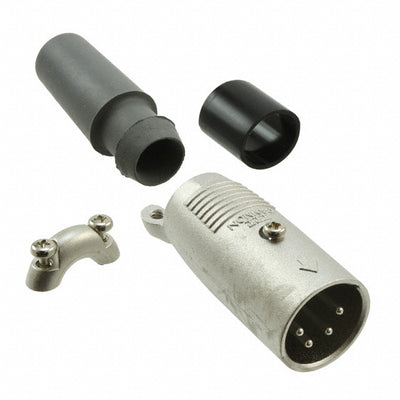 XLR412C by ITT Cannon, LLC - CONNECTOR PLUG MALE XLR 4P SOLDER
