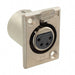 XLR431 by ITT Cannon, LLC - CONNECTOR RECPT FMALE XLR 4P SLDR CUP