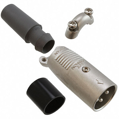 XLR312C by ITT Cannon, LLC - CONNECTOR PLUG MALE XLR 3P SOLDER