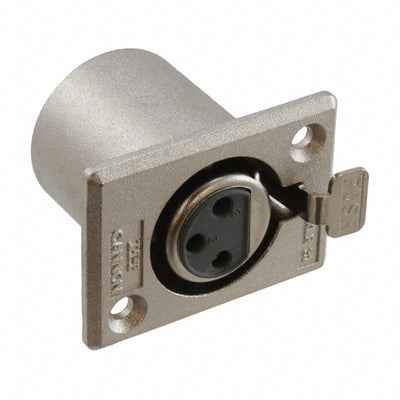 XLR331 by ITT Cannon, LLC - CONNECTOR RECPT FMALE XLR 3P SLDR CUP