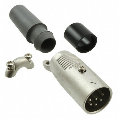 XLR612C by ITT Cannon, LLC - CONNECTOR PLUG MALE XLR 6P SOLDER