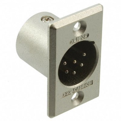 XLR632 by ITT Cannon, LLC - CONNECTOR RECPT MALE XLR 6P SOLDER CUP