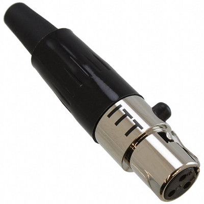 M-XL-3-11S by ITT Cannon, LLC - CONNECTOR PLUG FMALE MINI XLR 3P SLDR