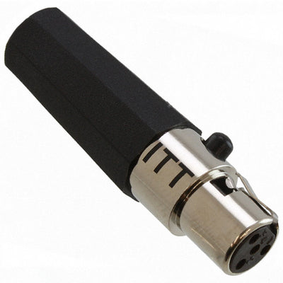 M-XL-4-11L by ITT Cannon, LLC - CONNECTOR PLUG FMALE MINI XLR 4P SLDR