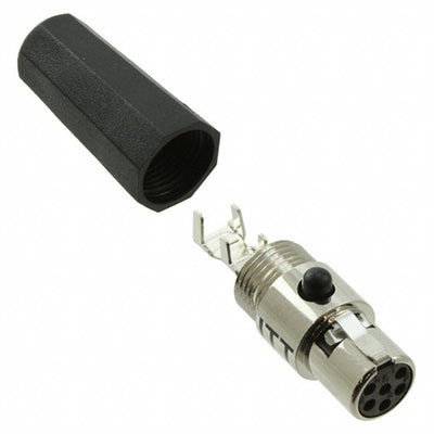 M-XL-6-11L by ITT Cannon, LLC - CONNECTOR PLUG FMALE MINI XLR 6P SLDR