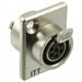 M-XL-6-31 by ITT Cannon, LLC - CONNECTOR RECPT FMALE MINI XLR 6P SLDR