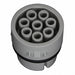 12735 by Bulgin - CONNECTOR INSERT FMALE 8POS