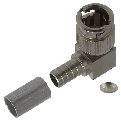 1274566-2 by TE Connectivity AMP Connectors - CONNECTOR MINI BNC PLG R/A 75 OHM