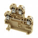 1284160000 by Weidmuller - CONNECTOR TERM BLK FEED THROUGH BEIGE