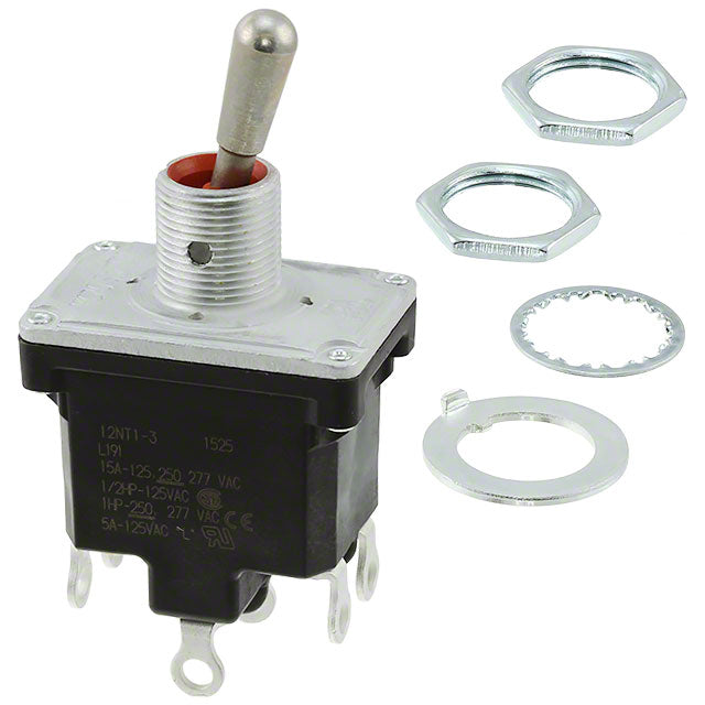 12NT1-3 by Honeywell Sensing and Productivity Solutions - SWITCH TOGGLE DPDT 15A 125V