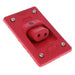 1300190011 by Molex - DB 2P ANGLE RECEPTACLE RED