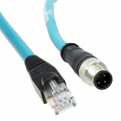 1300480227 by Molex - M12 TO RJ45 ENET 6M CORDSET CAT5