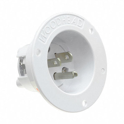 1301490009 by Molex - PWR ENT RCPT NEMA6-15 PNL SCREW