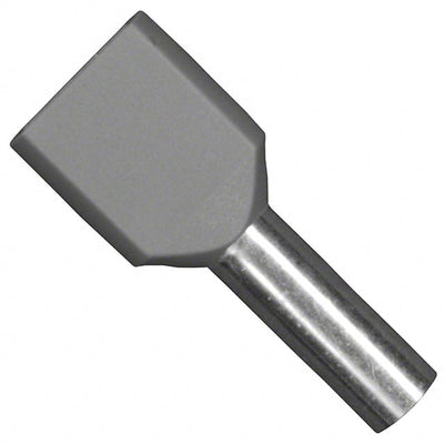 13121040 by American Electrical Inc. - CONNECTOR FERRULE DIN TWO X 12AWG GRY