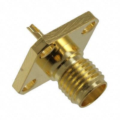 132142 by Amphenol RF - CONNECTOR SMA RCPT STR 50 OHM SOLDER
