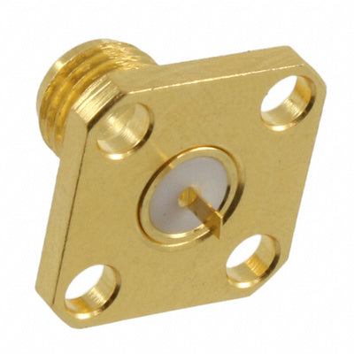 132166 by Amphenol RF - CONNECTOR SMA RCPT STR 50 OHM SOLDER