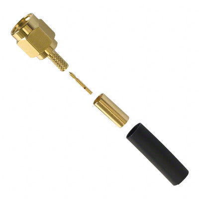 132178 by Amphenol RF - CONNECTOR SMA PLUG STR 50 OHM SOLDER