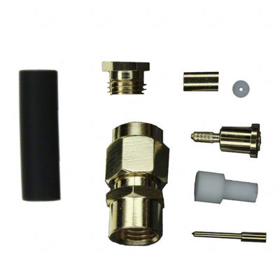 132193 by Amphenol RF - CONNECTOR SMA PLUG STR 50 OHM SOLDER