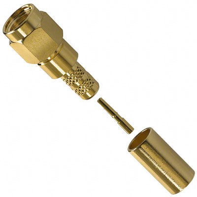 132234RP by Amphenol RF - CONNECTOR RPSMA PLUG STR 50OHM SOLDER
