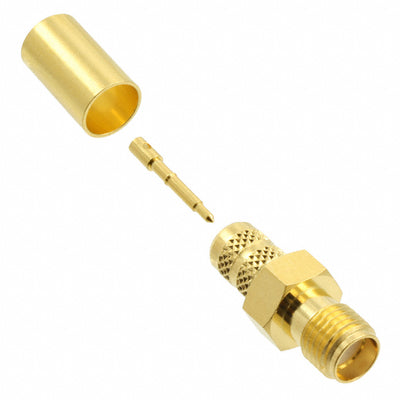 132240RP by Amphenol RF - CONNECTOR RPSMA JACK STR 50OHM SOLDER