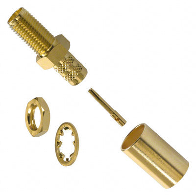 132241 by Amphenol RF - CONNECTOR SMA JACK STR 50 OHM SOLDER