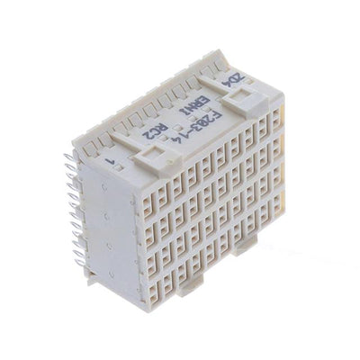 134883 by TE Connectivity Erni - ZD F 4-10 40POS VERT 15MM