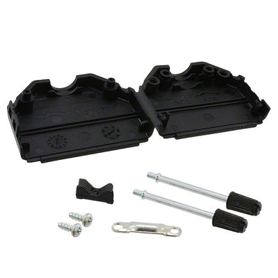 136501-1 by TE Connectivity AMP Connectors - CONNECTOR BACKSHELL 25POS 180DEG BLK