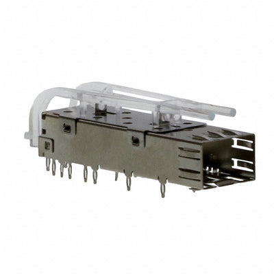 1367629-2 by TE Connectivity AMP Connectors - CONNECTOR SFP CAGE PRESS-FIT R/A