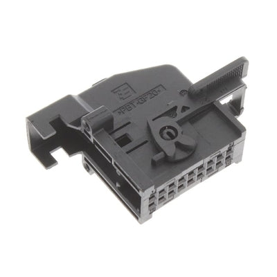 1379101-1 by TE Connectivity AMP Connectors - COV+LEV MQS 18W 90DEG BLK