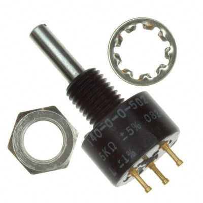 140B00502 by Vishay Spectrol - POT 5K OHM 2W WIREWOUND LINEAR