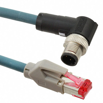 1406112 by Phoenix Contact - NETWORK CABLE 8POS M12-RJ45