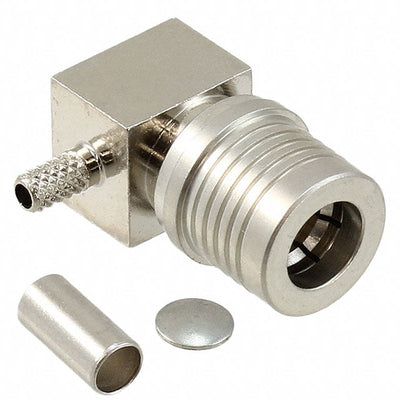 1408336-1 by TE Connectivity AMP Connectors - CONNECTOR QMA PLUG R/A 50 OHM SOLDER