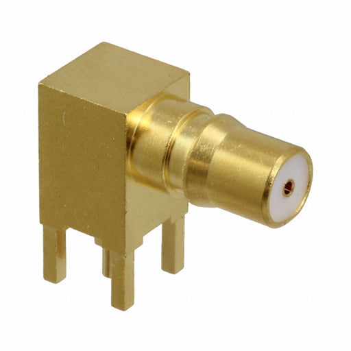 1408337-1 by TE Connectivity AMP Connectors - CONNECTOR QMA JACK R/A 50 OHM PCB