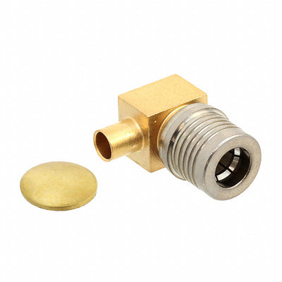 1408347-1 by TE Connectivity AMP Connectors - CONNECTOR QMA PLUG R/A 50 OHM SOLDER