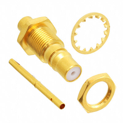 1408349-1 by TE Connectivity AMP Connectors - CONNECTOR QMA JACK STR 50 OHM SOLDER