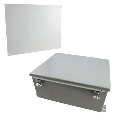 1414PHK by Hammond Manufacturing - BOX STEEL GRAY 12""L X 10""W