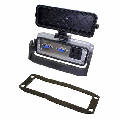1415778 by Phoenix Contact - HEAVYPORT W/120V OUTLT 2 9P DSUB