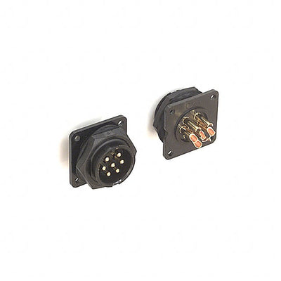 14182-7PG-300 by Conxall/Switchcraft - CONNECTOR RECPT MALE 7P GOLD SLDR CUP