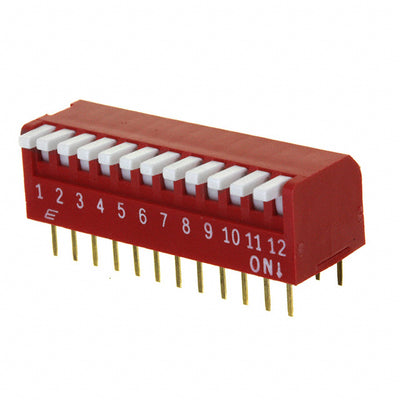 KAP1112E by E-Switch - SWITCH PIANO DIP SPST 25MA 24V