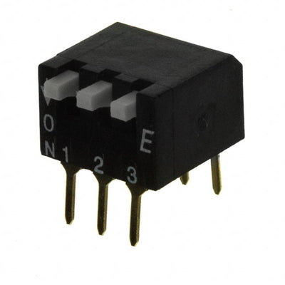 KAR03LAGT by E-Switch - SWITCH PIANO DIP SPST 25MA 24V