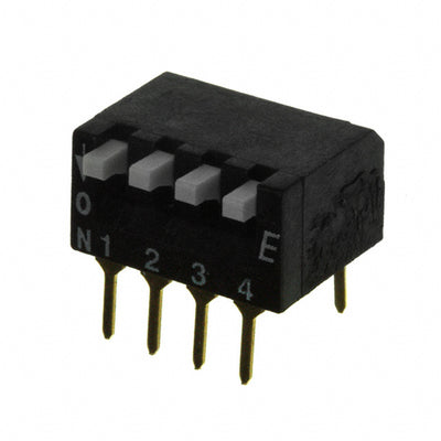 KAR04LAGT by E-Switch - SWITCH PIANO DIP SPST 25MA 24V