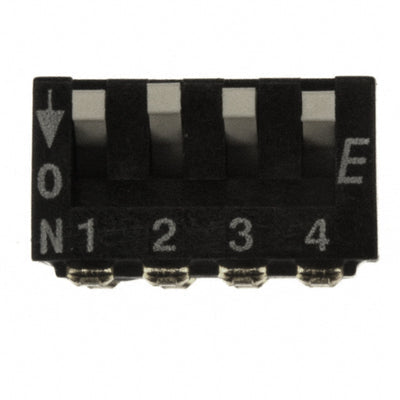 KAR04LGGT by E-Switch - SWITCH PIANO DIP SPST 25MA 24V