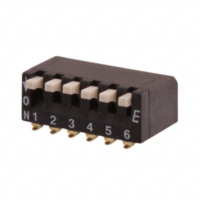 KAR06LGGT by E-Switch - SWITCH PIANO DIP SPST 25MA 24V