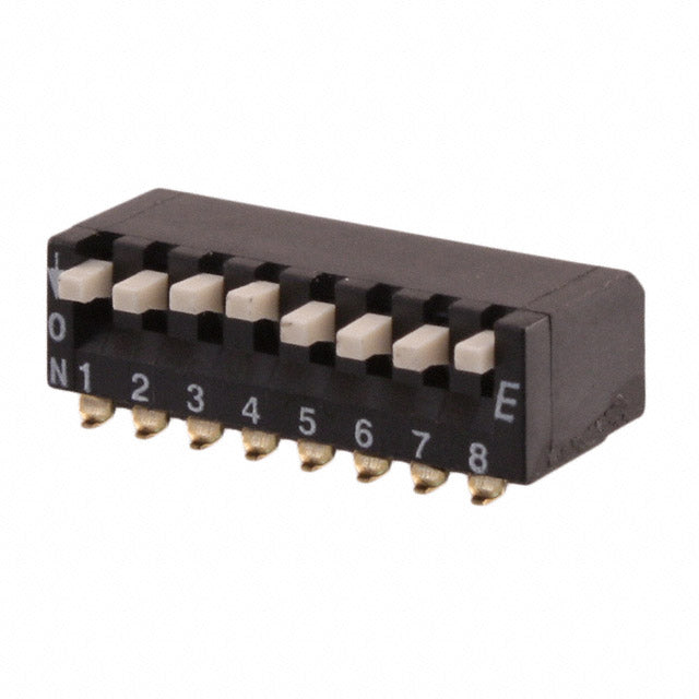 KAR08LGGT by E-Switch - SWITCH PIANO DIP SPST 25MA 24V
