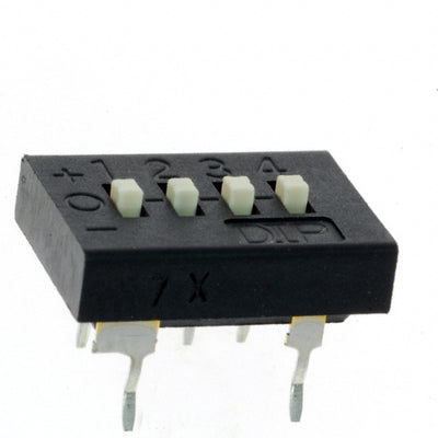 KAT1104E by E-Switch - SWITCH SLIDE DIP SPDT 25MA 24V