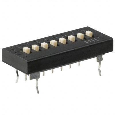 KAT1108E by E-Switch - SWITCH SLIDE DIP SPDT 25MA 24V