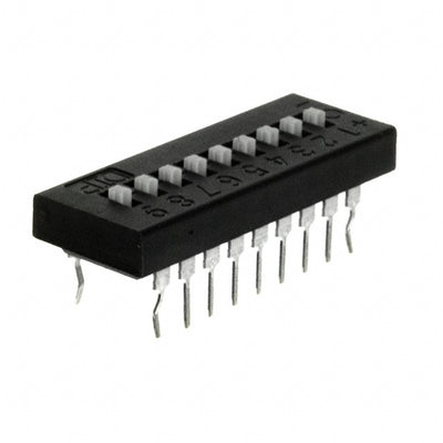 KAT1109E by E-Switch - SWITCH SLIDE DIP SPDT 25MA 24V