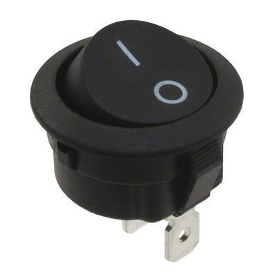 RR511D1121 by E-Switch - ROCKER SWITCH SPST 20A 125V