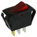 RSC141D1000-116 by E-Switch - ROCKER SWITCH SPST 20A 125V
